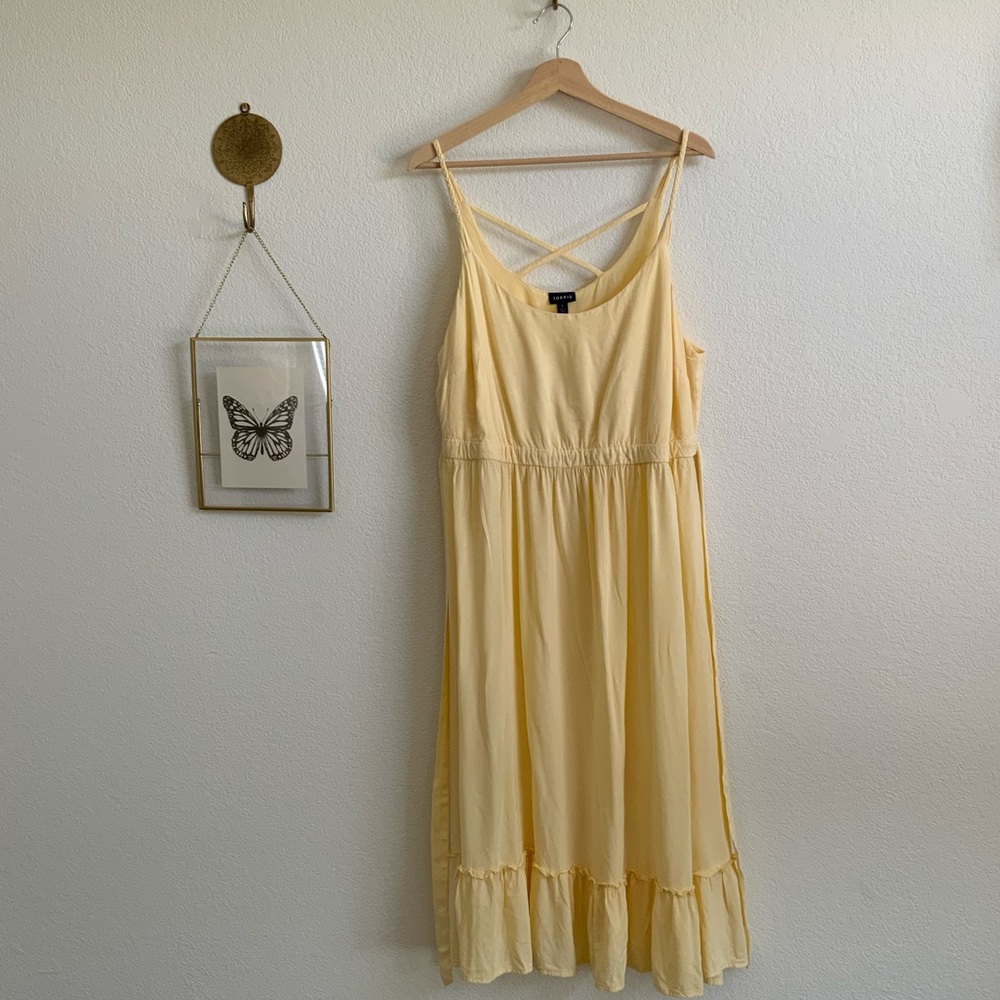 Torrid Cross-back Midi Dress - Size 1X